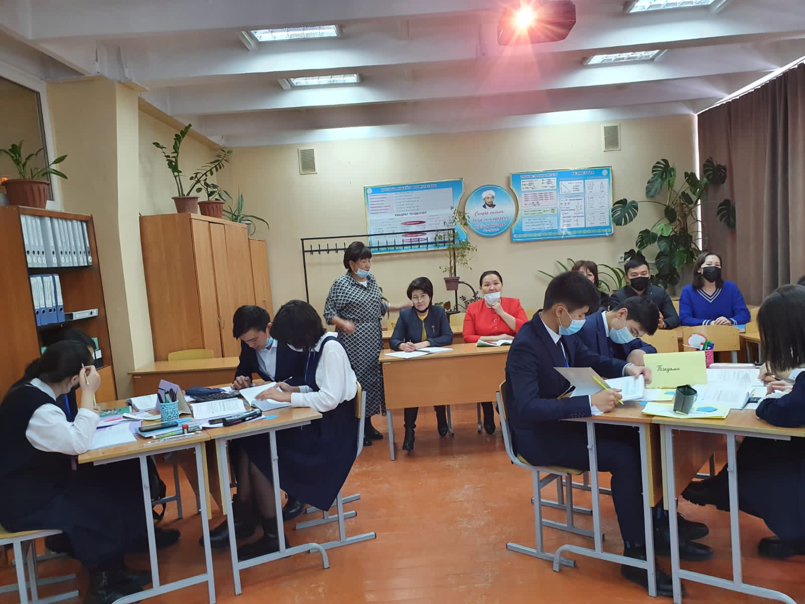 Математика пәнінің онкүндігі. «Статистикалық мәліметтерде талдау» тақырыбында ашық сабақ