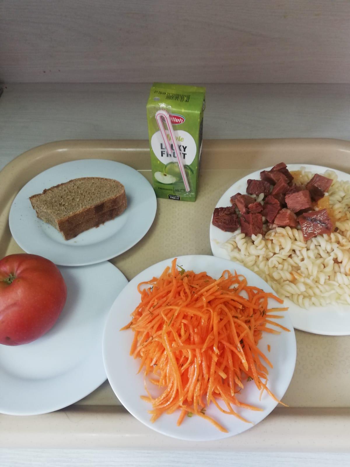 Жалпыға міндетті білім беру қоры есебінен бір мезгіл ыстық тамақтандырудың күнделікті төртапталық ас мәзірі қаңтар айы 2 апта 1 күн