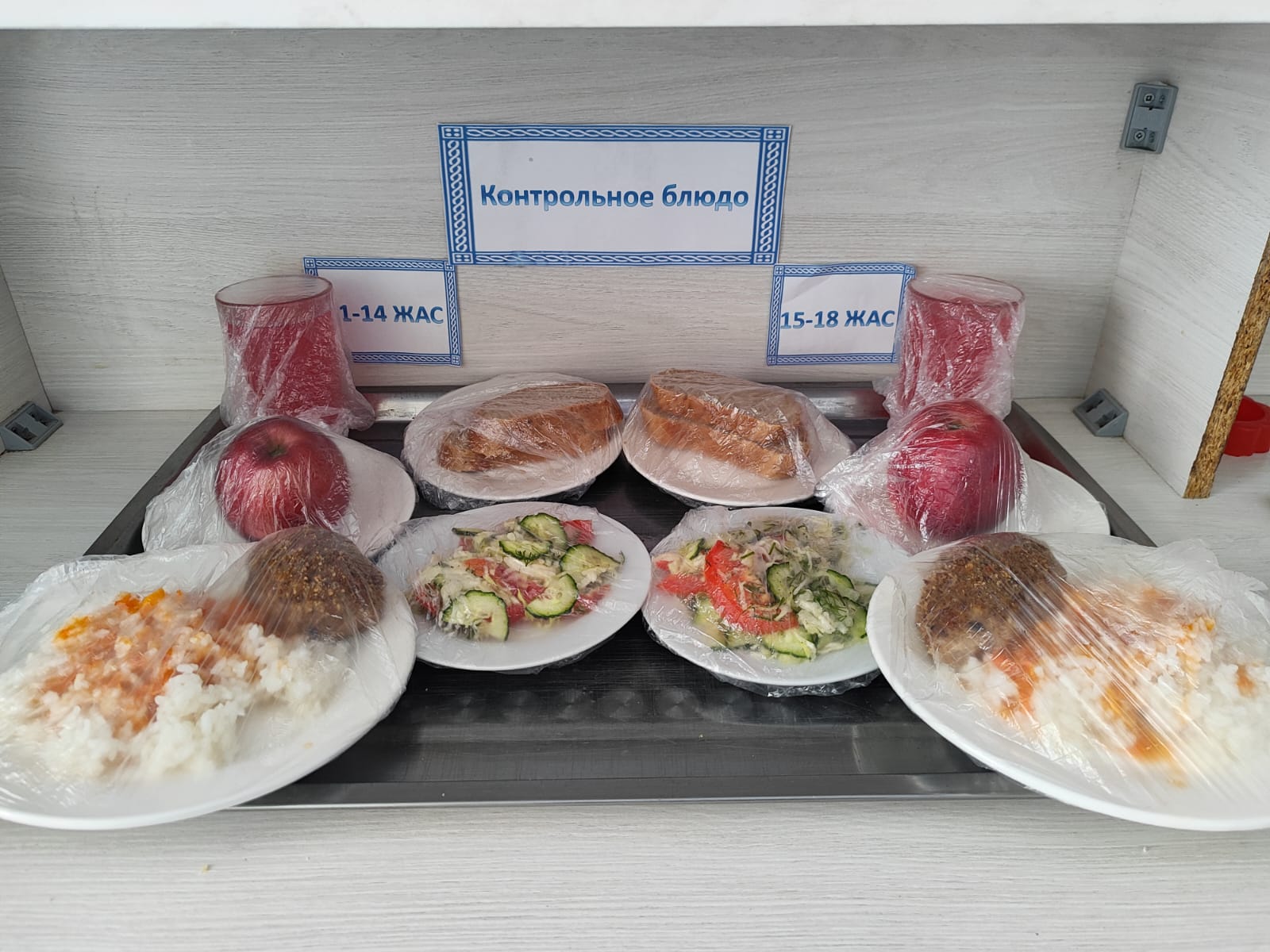 Жалпыға міндетті білім беру қоры есебінен бір мезгіл ыстық тамақтандырудың күнделікті төртапталық ас мәзірі