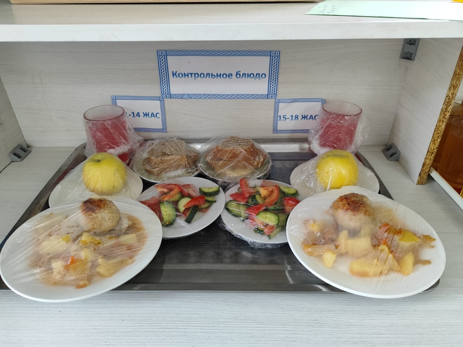 Жалпыға міндетті білім беру қоры есебінен бір мезгіл ыстық тамақтандырудың күнделікті төртапталық ас мәзірі