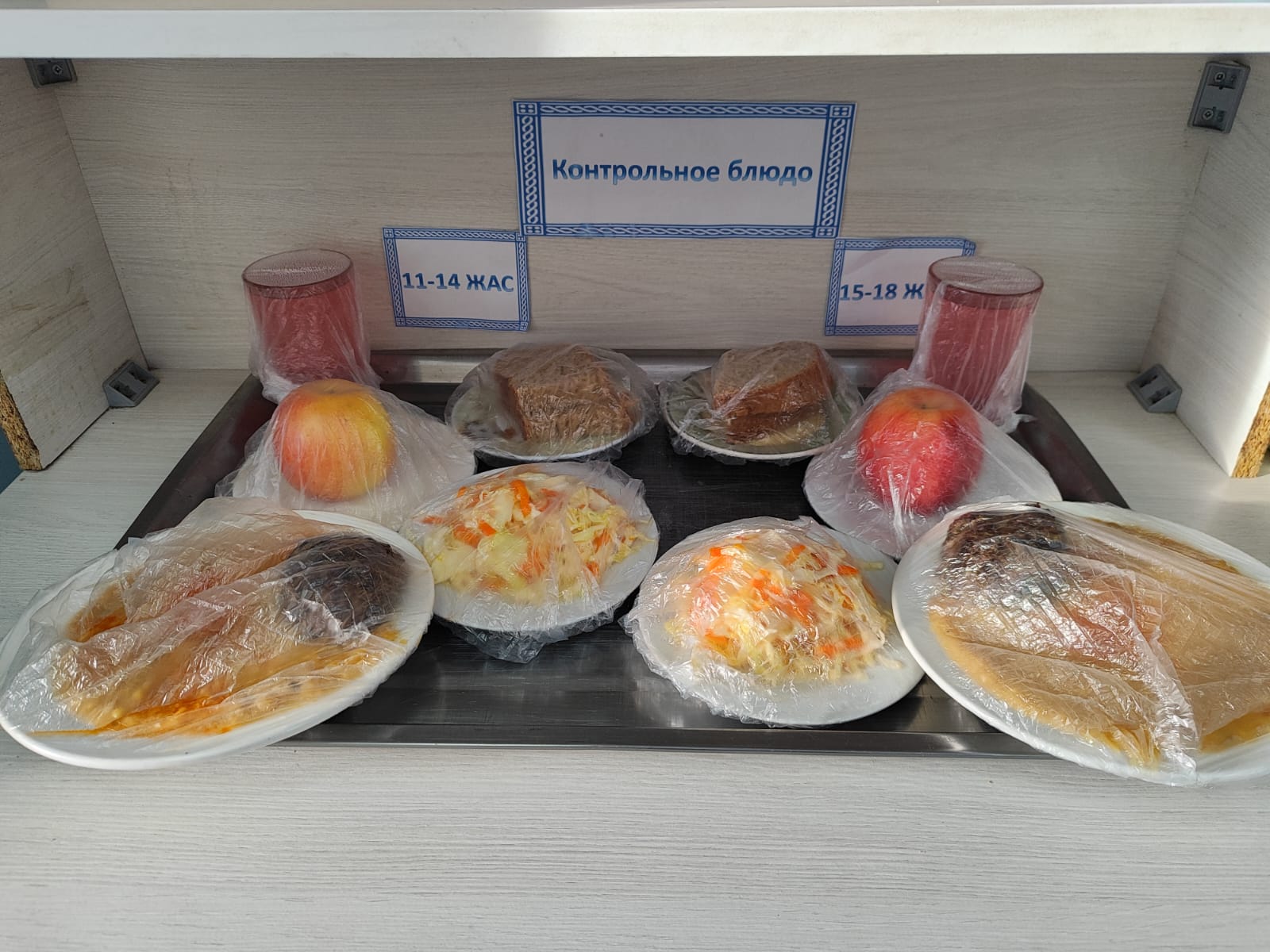 Жалпыға міндетті білім беру қоры есебінен бір мезгіл ыстық тамақтандырудың күнделікті төртапталық ас мәзірі Қыс-көктем 3 апта 4 күн