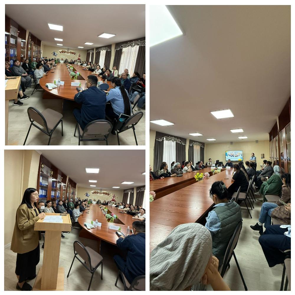 Еңбек ұжымдарында педагогтер, сарапшылр, әкімдіктің уәкілетті қызметкерлері спикерлерді тарта отырып, түсіндіру жұмыстарын ұйымдастыру