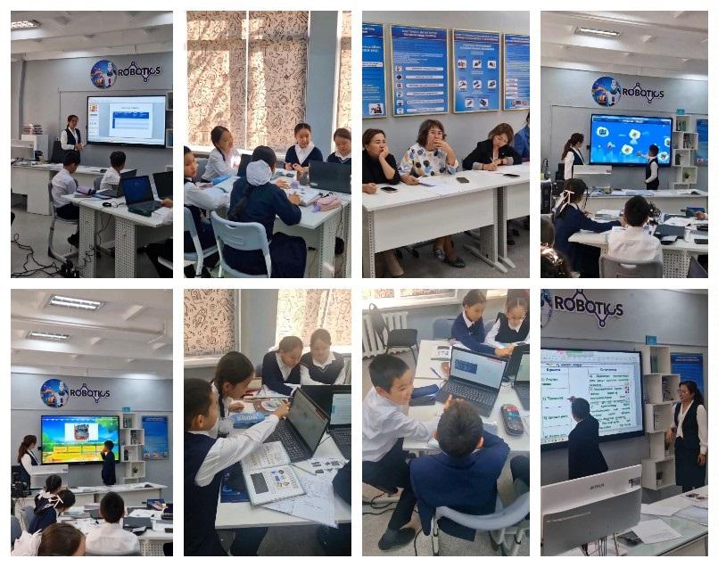 Информатика пәнінен 6 "Б" сыныбына "Операциялық жүйелер" тақырыбына ашық сабақ өткізілді