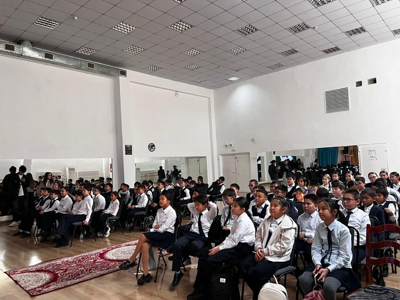 Көмек жобасы аясында оқушыларға түсіндірме жұмыстары өткізілді